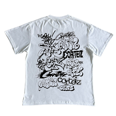 Corteiz Street Graffiti Shirt White / Black