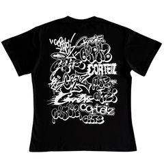 Corteiz Street Graffiti Shirt Black / White