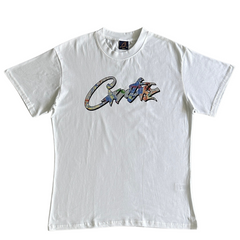 Corteiz Allstarz Euros Shirt White / Multicolor / Rainbow