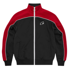 Corteiz Shota Track Jacket Black / Red