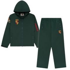 Aimé Leon Dore x Porsche Nylon Tracksuit Dark Green