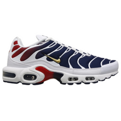 Nike Air Max TN / Tuned Plus Sneakers / Trainers White / Red / Navy / Dark Blue / Gold