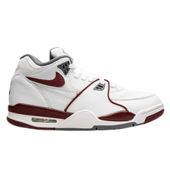 Nike Air Flight 89 Sneakers / Trainers White / Wine Red / Red / Gray