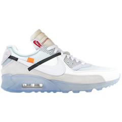 Off-White x Nike Air Max 90 Sneakers / Trainers White / Gray / Light Blue