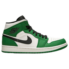 Nike Air Jordan 1 Mid Sneakers / Trainers Green / Black / White