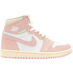 Nike Air Jordan 1 High Sneakers / Trainers Pink / White / Beige / Cream