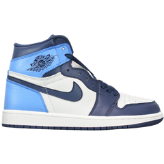 Nike Air Jordan 1 High Sneakers / Trainers Navy / Dark Blue / White / Blue