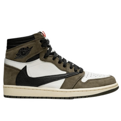 Nike x Travis Scott Cactus Jack Air Jordan 1 Sneakers / Trainers Black / Brown / White