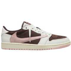 Nike x Travis Scott Air Jordan 1 Sneakers / Trainers Brown / White / Pink / Beige / Cream