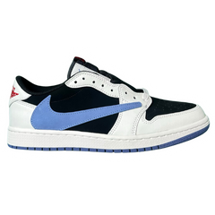 Nike x Travis Scott Air Jordan 1 Sneakers / Trainers Blue / White / Black