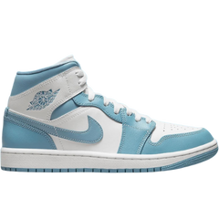 Nike Air Jordan 1 Mid Sneakers / Trainers Baby Blue / White