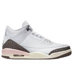 Nike Air Jordan 3 Sneakers / Trainers White / Beige / Cream / Pink / Brown