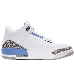 Nike Air Jordan 3 Sneakers / Trainers White / Baby Blue / Black / Gray