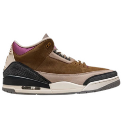 Nike Air Jordan 3 Sneakers / Trainers Brown / Black / White / Purple