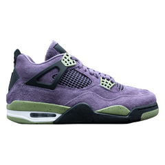 Nike Air Jordan 4 Sneakers / Trainers Purple / Black / White / Green