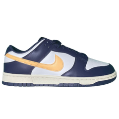 Nike Dunk Low Sneakers / Trainers Navy / Dark Blue / White / Orange