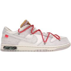 Nike Off-White x Dunk Low Lot of 50 Sneakers / Trainers Gray / White / Red