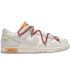 Nike X Off-White Dunk Low Lot of 50 Sneakers / Trainers Gray / White / Wine Red / Beige / Cream