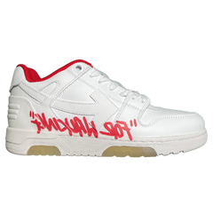 Off-White Out Of Office Sneakers / Trainers White / Red / Brown