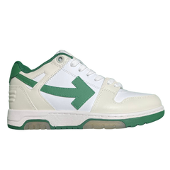 Off-White Out Of Office Sneakers / Trainers Green / Beige / Cream / White / Brown