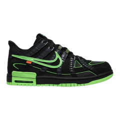 Nike x Off-White Air Rubber Dunk Sneakers Black / Green / Orange