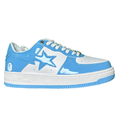 A Bathing Ape Bape Sta Sneakers / Trainers Baby Blue / White
