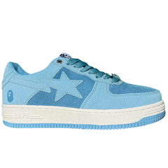A Bathing Ape Bape Sta Sneakers / Trainers Baby Blue / White