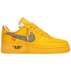 Nike X Off-White Air Force 1 Low Sneakers Orange / Silver