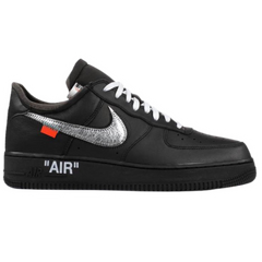 Nike X Off-White Air Force 1 Low Sneakers Black / Silver