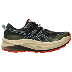 Asics GEL-TRABUCO 13 GTX Trainers Black / Beige / Cream Green / Red