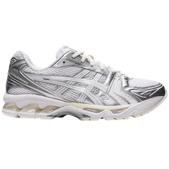 Asics Gel Kayano 14 Trainers / Sneakers Silver / White / Beige / Cream