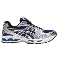 Asics Gel Kayano 14 Trainers / Sneaker Black / Silver / White / Navy Blue