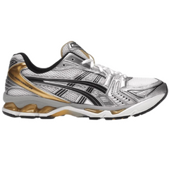 Asics Gel Kayano 14 Trainers / Sneaker White / Black / Silver / Black