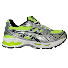 Asics Gel Kayano 14 Trainers / Sneaker White / Silver / Black / Neon Green
