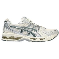 Asics Gel Kayano 14 Trainers / Sneaker Navy Blue / Silver / White / Beige