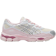 Asics Gel NYC Trainers / Sneakers Gray / Beige / Cream / Pink / Purple