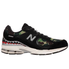 New Balance X BAPE 2002R Sneakers / Trainers Black / Green / Brown / White / Red