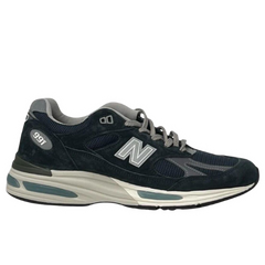 New Balance 991 Sneakers / Trainers Navy / Dark Blue / Beige / Cream