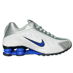 Nike Shox R4 Sneakers / Trainers Silver / White / Black / Blue