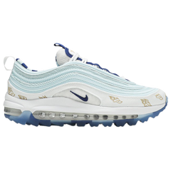 Nike Air Max 97 Golf Sneakers / Trainers White / Baby Blue / Blue