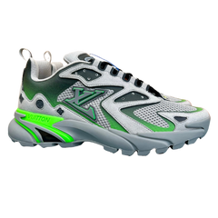 Louis Vuitton Runner Tatic Sneaker Gray / Green