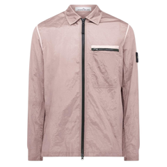 Stone Island Nylon Zip Up / Sweater Pink