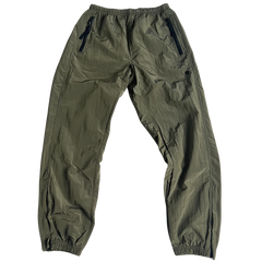 Stone Island Nylon Track Pants / Joggers Military Green